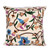 Embroidered cotton cushion covers, 'Sinuous Flora' (pair) - Spring-Themed Acrylic Embroidered Cotton Cushion Cover Pair