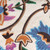 Embroidered cotton cushion covers, 'Sinuous Flora' (pair) - Spring-Themed Acrylic Embroidered Cotton Cushion Cover Pair
