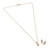 Gold-plated cubic zirconia jewelry set, 'Timeless Luster' - Gold-Plated Cubic Zirconia Pendant Necklace and Earrings Set