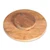 Mango wood cake stand, 'Minimalist Sweetness' - Minimalist Round Mango Wood Rotating Cake Stand from India