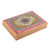Caja decorativa de madera - Caja Decorativa De Madera Pulida Con Temas De Primavera