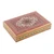 Wood decorative box, 'Crimson Petals' - Spring-Inspired Weeping Willow Wood Box in Crimson Hues