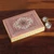 Wood decorative box, 'Crimson Petals' - Spring-Inspired Weeping Willow Wood Box in Crimson Hues