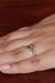 Quartz single stone ring, 'Caresses from Heaven' - Modern-Inspired Freeform Quartz Single Stone Ring from India