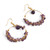 Amethyst statement earrings, 'Sublime Lavender' - Purple Chandelier Statement Earrings with Amethyst Stones