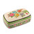 Papier mache jewelry box, 'Whispers of Spring' - Spring-Themed Hand-Painted Green Papier Mache Jewelry Box