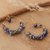 Lapis lazuli statement earrings, 'Sublime Majesty' - Blue Chandelier Statement Earrings with Lapis Lazuli Stones