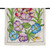 Wool and silk blend shawl, 'Primaveral Hues' - Nature-Themed Colorful Wool and Silk Blend Shawl from India