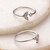 Cubic zirconia wrap toe rings, 'Tail Twinkle' (pair) - 2 Fish Tail-Themed Cubic Zirconia Silver Wrap Toe Rings