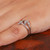 Cubic zirconia wrap toe rings, 'Tail Twinkle' (pair) - 2 Fish Tail-Themed Cubic Zirconia Silver Wrap Toe Rings