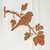 Iron wall accent, 'Immortal Nature' - Nature-Themed Bird Iron Wall Accent with a Speckled Pattern
