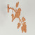 Iron wall accent, 'Immortal Nature' - Nature-Themed Bird Iron Wall Accent with a Speckled Pattern