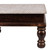 Wood chowki table, 'Palace in Heaven' - Traditional Spring-Themed Mango Wood and Brass Chowki Table