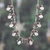 Collar de enlace de piedra múltiple - Collar De Enlace De Piedra Múltiple Con Temas De Primavera De 11 Quilates