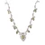 Peridot link necklace, 'Mughal Luck' - Traditional 11-Carat Natural Pear Peridot Link Necklace