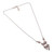Garnet pendant necklace, 'Dancing Chandelier' - Chandelier-Themed Garnet Sterling Silver Pendant Necklace