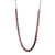 Garnet link necklace, 'Jewels for Passion' - 48-Carat Natural Garnet Link Necklace in a Polished Finish