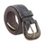 Men's leather belt, 'Navy Gallant' - Classic-Patterned Handmade Navy Blue Leather Belt for Men