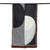 Silk scarf, 'Painted Perfection' - Hand-Loomed Bordered Silk Scarf with Hand-Painted Motifs