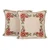 Cotton cushion covers, 'Floral Symphony' (pair) - Pair of Embroidered Cotton Cushion Covers with Floral Theme