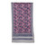 Chal de algodón - Chal de algodón con motivos de paisley de hoja floral impresa en bloque