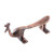 Brass door handle, 'Royal Entrance' - Peacock-Themed Copper-Plated Brass Door Handle from India (image 2b) thumbail
