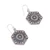 Sterling silver jewelry set, 'Classic Heritage' - Hexagonal-Shaped Silver Earrings and Ring Jewelry Set