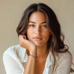 Copper cuff bracelet, 'Sacred Script' - Copper Cuff Bracelet with Devanagari Script Motif from India