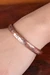 Copper cuff bracelet, 'Sacred Script' - Copper Cuff Bracelet with Devanagari Script Motif from India