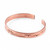 Copper cuff bracelet, 'Sunset Flight' - Sunset-Themed Bohemian Engraved Copper Cuff Bracelet