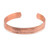 Copper cuff bracelet, 'Echoes of Earth' - Artisan-Made Hammered Copper Cuff Bracelet Crafted in India