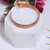 Copper cuff bracelet, 'Echoes of Earth' - Artisan-Made Hammered Copper Cuff Bracelet Crafted in India
