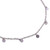Sterling silver charm anklet, 'Shimmering Discs' - Sterling Silver Anklet with Disc Charms from India