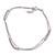 Sterling silver strand bracelet, 'Minimalist Orbs' - Minimalist Silver Double-Strand Bracelet with Orb Accents