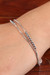Sterling silver strand bracelet, 'Minimalist Orbs' - Minimalist Silver Double-Strand Bracelet with Orb Accents