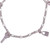 Sterling silver charm bracelet, 'Lock & Key' - Whimsical 925 Sterling Silver Key and Lock Charm Bracelet