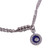 Pulsera de plata de ley con dijes - Brazalete de encanto de circonio cúbico con temática de Nazar en India hecha en India