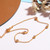 Gold-polished station anklet, 'Triumphant Sparkle' - Gold-Polished Station Anklet with Faceted Cubic Zirconia