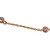 Gold-polished station anklet, 'Triumphant Sparkle' - Gold-Polished Station Anklet with Faceted Cubic Zirconia