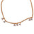 Gold-polished charm bracelet, 'Days of Glory' - Gold-Polished Sterling Silver and Cubic Zirconia Bracelet