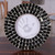 Glass mosaic photo frame, 'Midnight Memory' (4x4) - Speckled Round 4x4 Tinted-Glass Mosaic Photo Frame in Black (image 2) thumbail