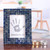 Glass mosaic photo frame, 'Midnight Memorabilia' (4x6) - Photo Frame with Glass Mosaic Pattern in Midnight Blue (4x6)