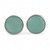 Chalcedony stud earrings, 'Tranquil Appeal' - 4-Carat Faceted Checkerboard-Shaped Chalcedony Stud Earrings