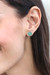 Chalcedony stud earrings, 'Tranquil Appeal' - 4-Carat Faceted Checkerboard-Shaped Chalcedony Stud Earrings