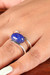 Lapis lazuli wrap ring, 'True Glory' - Birthstone Lapis Lazuli Stone and Sterling Silver Wrap Ring (image 2j) thumbail