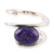 Lapis lazuli wrap ring, 'True Glory' - Birthstone Lapis Lazuli Stone and Sterling Silver Wrap Ring (image 2b) thumbail