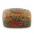 Papier mache decorative box, 'The Prosperous Spring' - Floral Hand-Painted Papier Mache Decorative Box from India