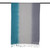 Wool shawl, 'Caribbean Gala' - Striped Wool Fringed Shawl in Caribbean Blue and Grey Hues