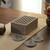 Mango wood box, 'Scallop Secrets' (medium) - Scallop-Patternerd Hand-Carved Medium-Sized Mango Wood Box