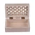 Mango wood box, 'Lattice Secrets' (large) - Trellis-Patterned Large-Sized Mango Wood Box Carved in India